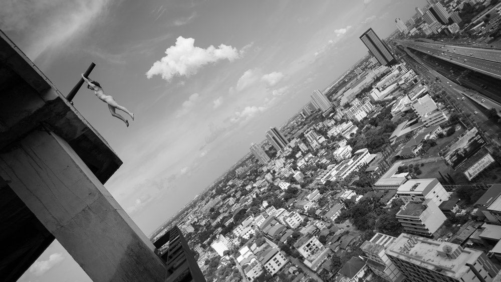 Bare Essentials - Erica Madrid - Nude Parkour in Bangkok