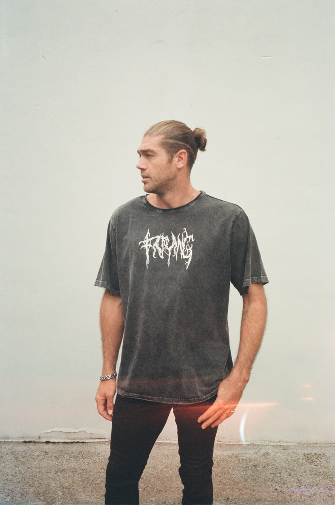 GRIM - TEE - STONE BLACK