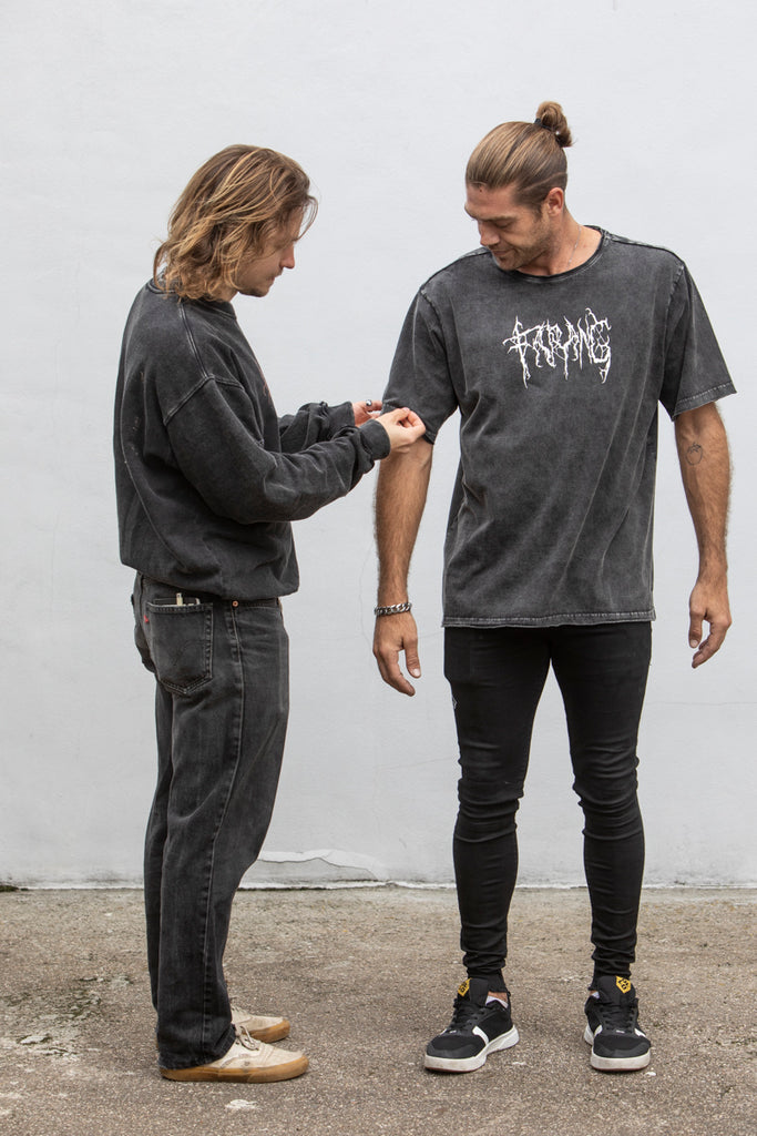 GRIM - TEE - STONE BLACK