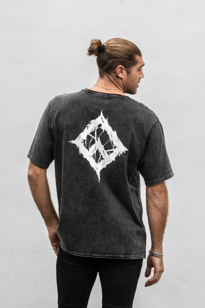 GRIM - TEE - STONE BLACK
