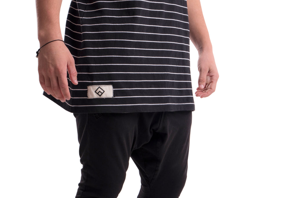 DIVISION - TANK TOP - BLACK / WHITE