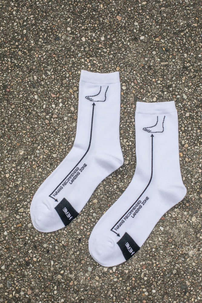 LANDING ZONE - SOCKS - WHITE